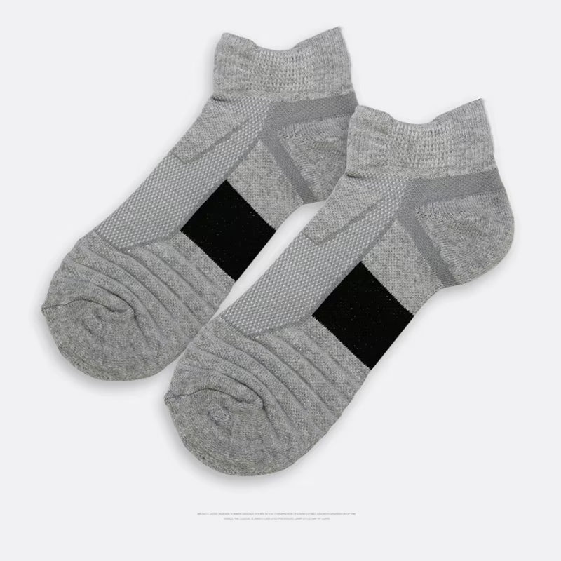 Elevate Your Performance with 3 Pairs of Breathable Mesh Athletic Socks - Cushioned, Moisture-Wicking, and Perfect for Running, Hiking, and Sports!