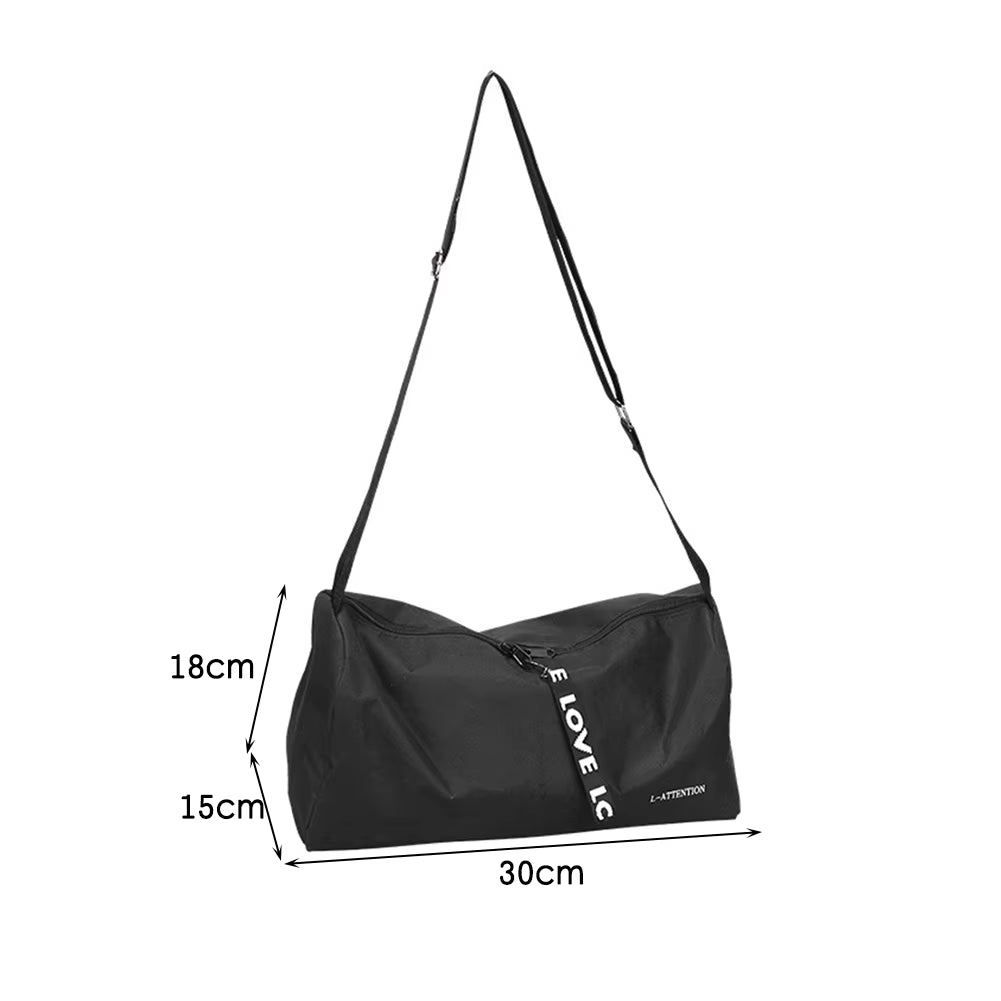 Versatile Waterproof Gym Bag for Men and Women - Spacious Design with Shoe Compartment for Fitness and Travel