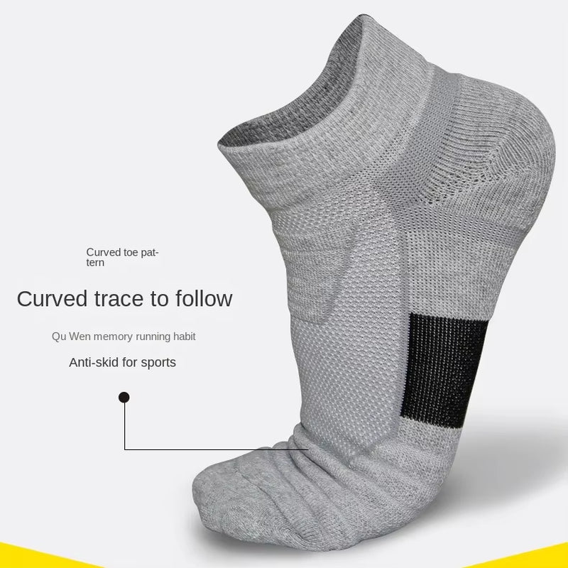 Elevate Your Performance with 3 Pairs of Breathable Mesh Athletic Socks - Cushioned, Moisture-Wicking, and Perfect for Running, Hiking, and Sports!