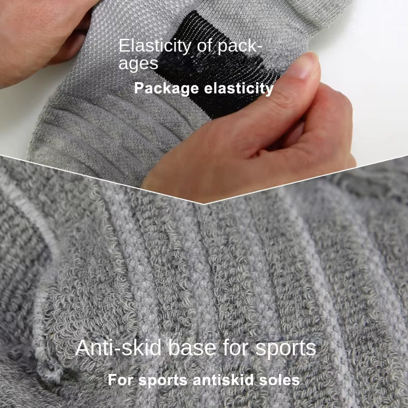 Elevate Your Performance with 3 Pairs of Breathable Mesh Athletic Socks - Cushioned, Moisture-Wicking, and Perfect for Running, Hiking, and Sports!