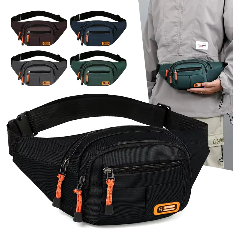 Versatile Mobile Waist Bag for Men and Women - Stylish, Spacious, and Anti-Theft for All Your Adventures