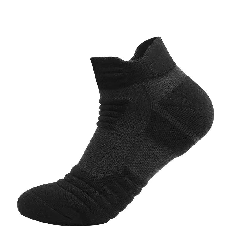 Elevate Your Performance with 3 Pairs of Breathable Mesh Athletic Socks - Cushioned, Moisture-Wicking, and Perfect for Running, Hiking, and Sports!