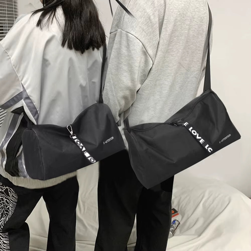 Versatile Waterproof Gym Bag for Men and Women - Spacious Design with Shoe Compartment for Fitness and Travel