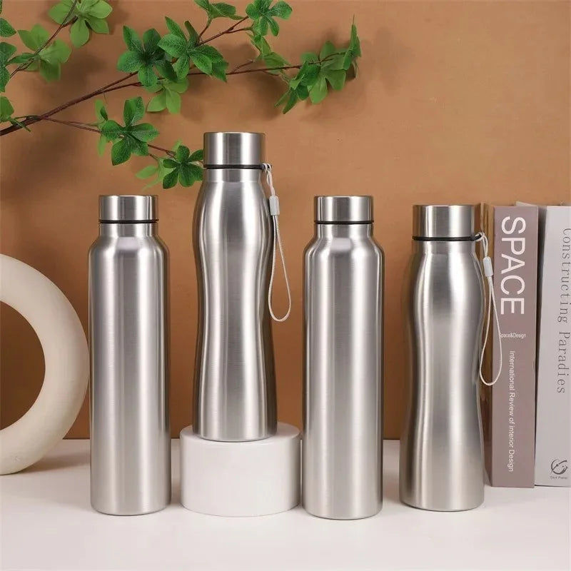 Stay Hydrated in Style with Our 1000ML Red Stainless Steel Sport Bottle – Perfect for Camping, Sports, and Gym!