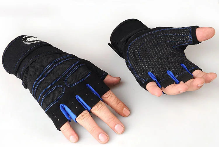 Guantes Fitness con Soporte de Muñeca – Antideslizantes y Acolchados