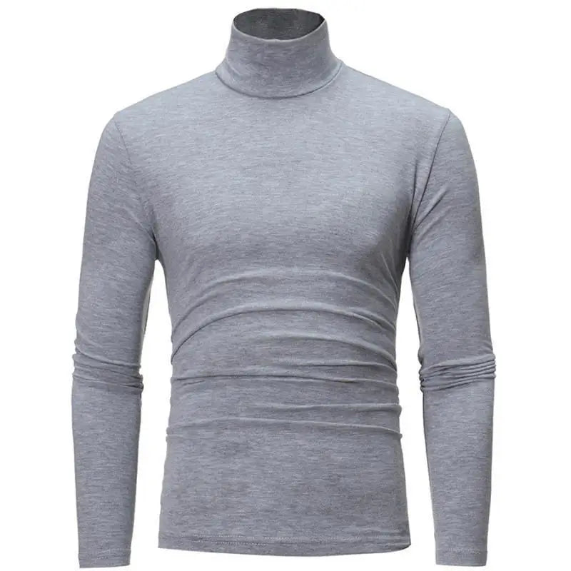 Camiseta Térmica para Hombre – Cuello Alto, Manga Larga y Ajuste Slim