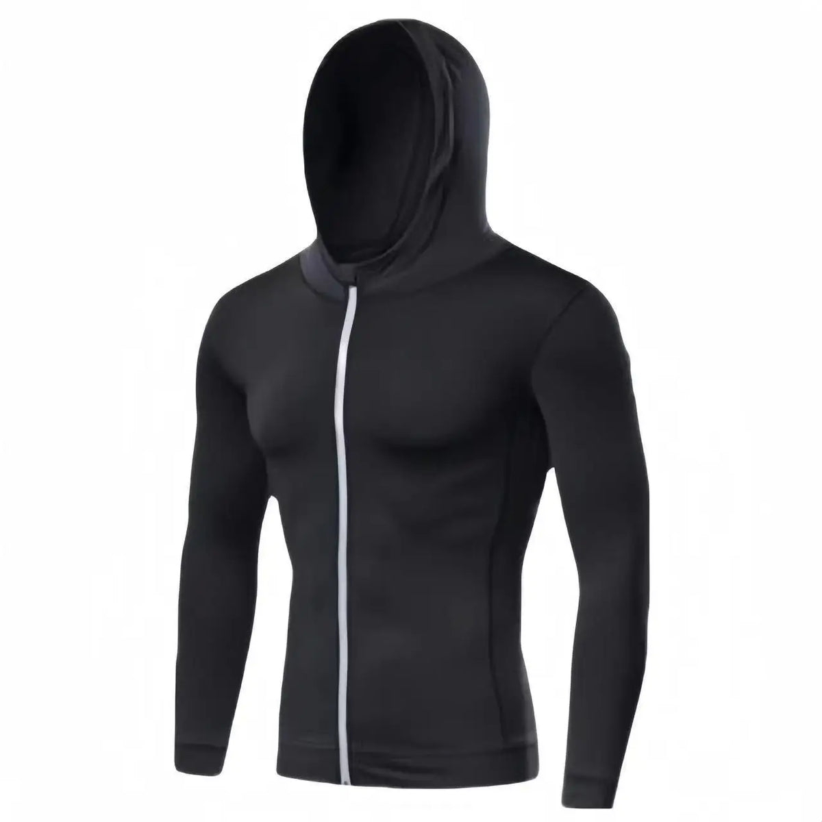 Chaqueta Deportiva para Hombre – Con Capucha y Cierre para Running y Gym