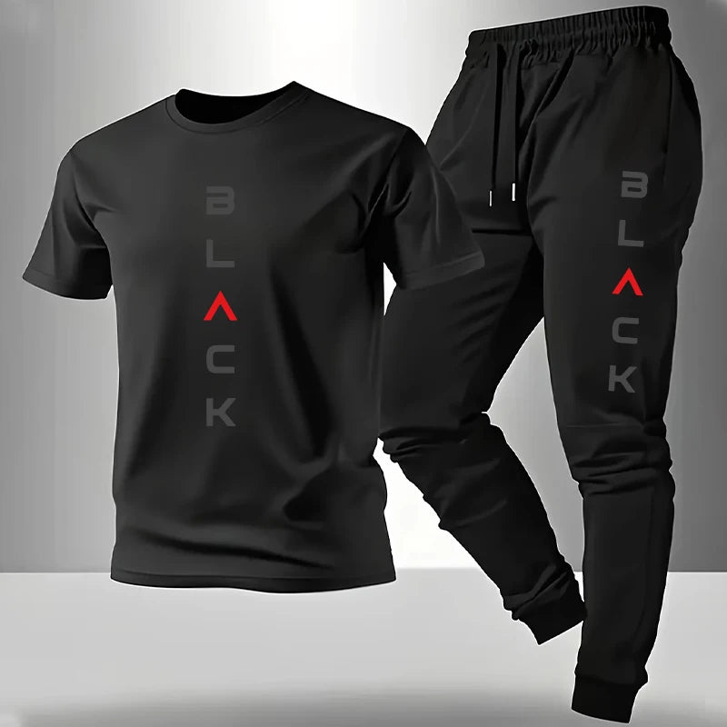 Conjunto Casual para Hombre – Camiseta y Pantalón Deportivo