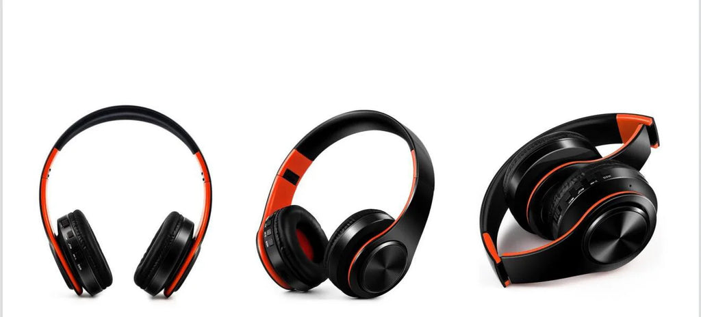 Audífonos Inalámbricos Bluetooth Dorados con Micrófono