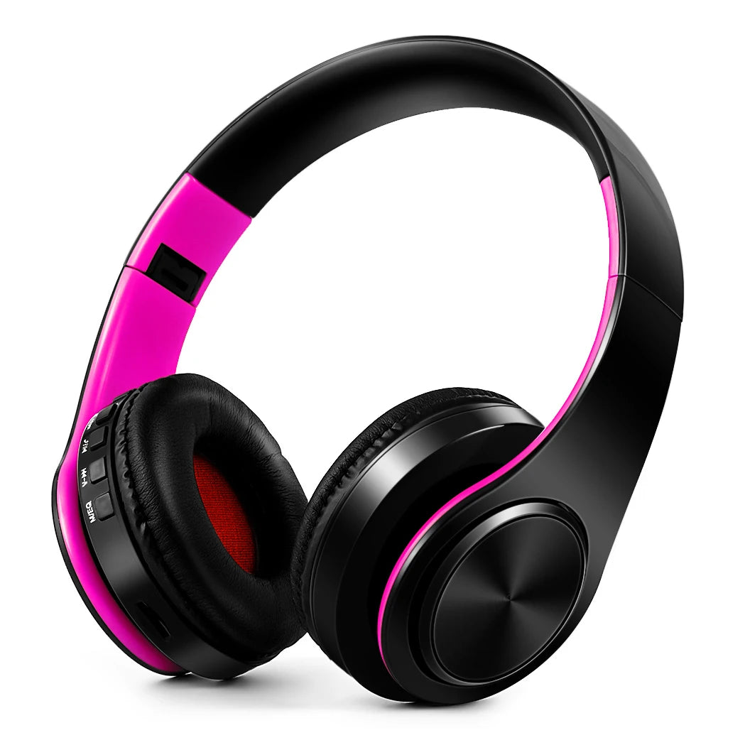 Audífonos Inalámbricos Bluetooth Dorados con Micrófono