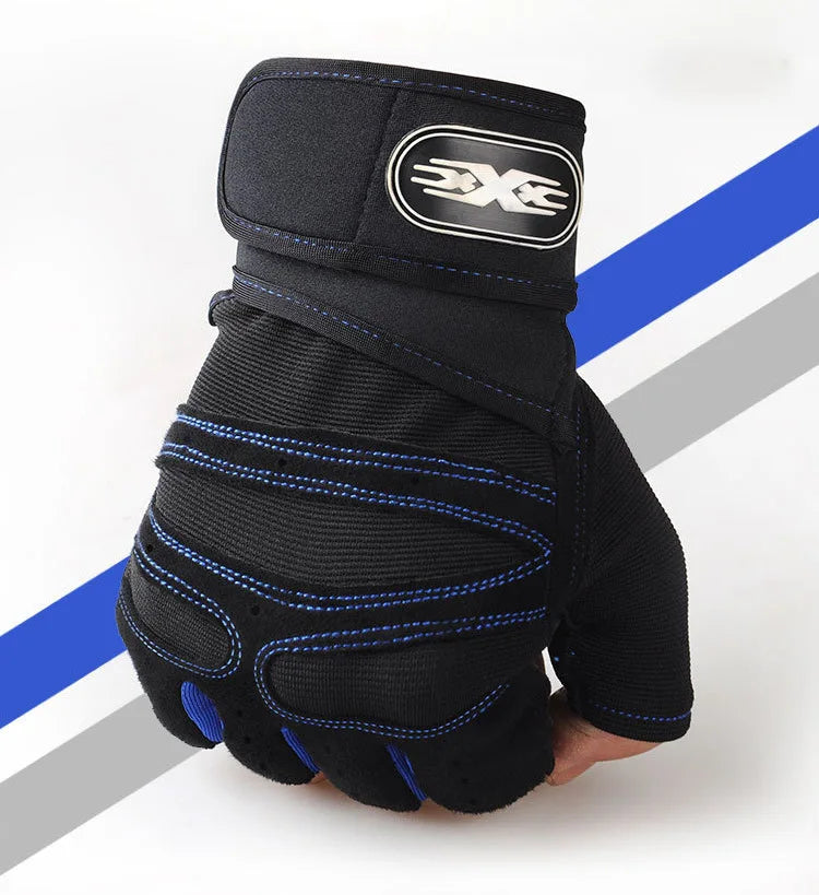 Guantes Fitness con Soporte de Muñeca – Antideslizantes y Acolchados