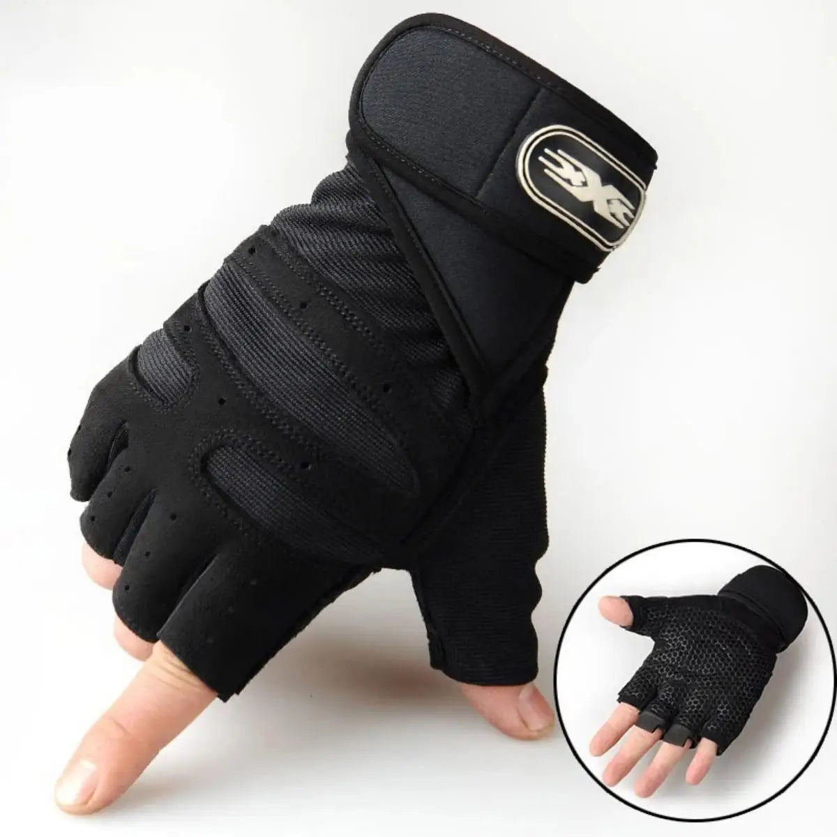 Guantes Fitness con Soporte de Muñeca – Antideslizantes y Acolchados