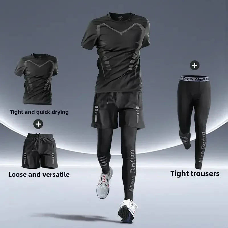 Conjunto Deportivo para Hombre – Ajuste Entallado y Secado Rápido