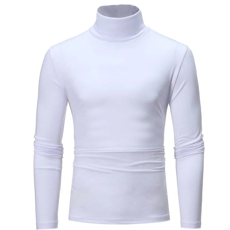 Camiseta Térmica para Hombre – Cuello Alto, Manga Larga y Ajuste Slim
