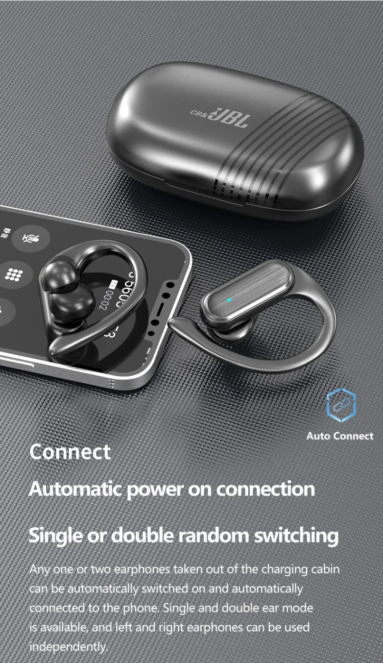 JBL- A520 TWS Sport Earbuds – EarHook & Touch Control