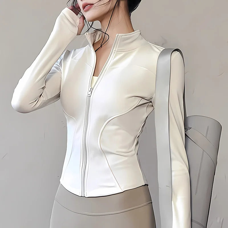 Chaqueta Deportivo para Mujer – Conjunto Fitness para Yoga y Gimnasio