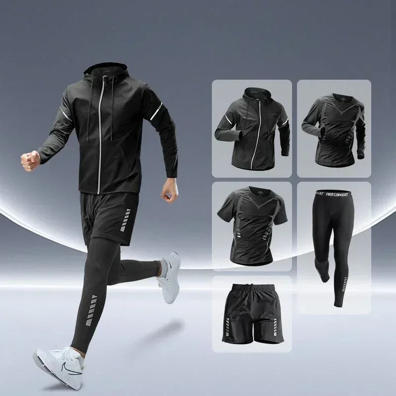 Conjunto Deportivo para Hombre – Ajuste Entallado y Secado Rápido