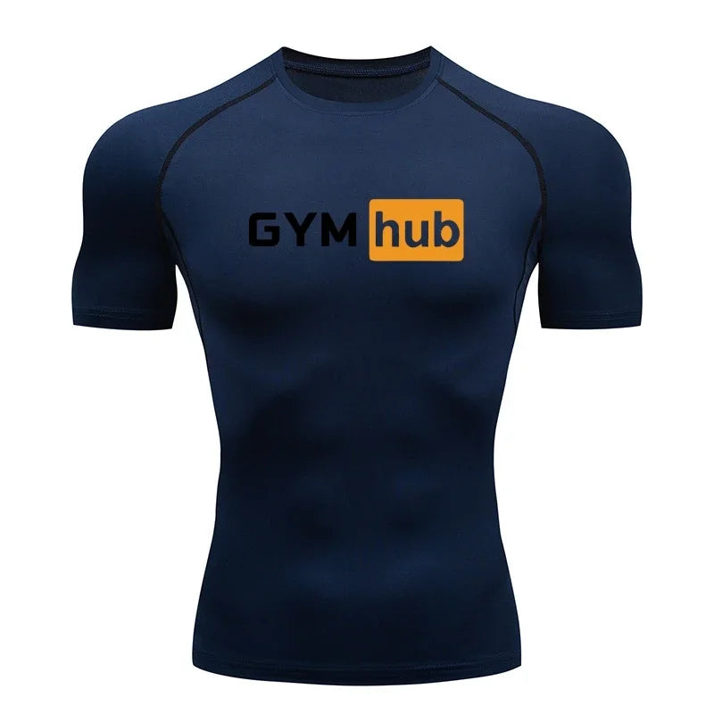 Camiseta Deportiva de Compresión para Hombre