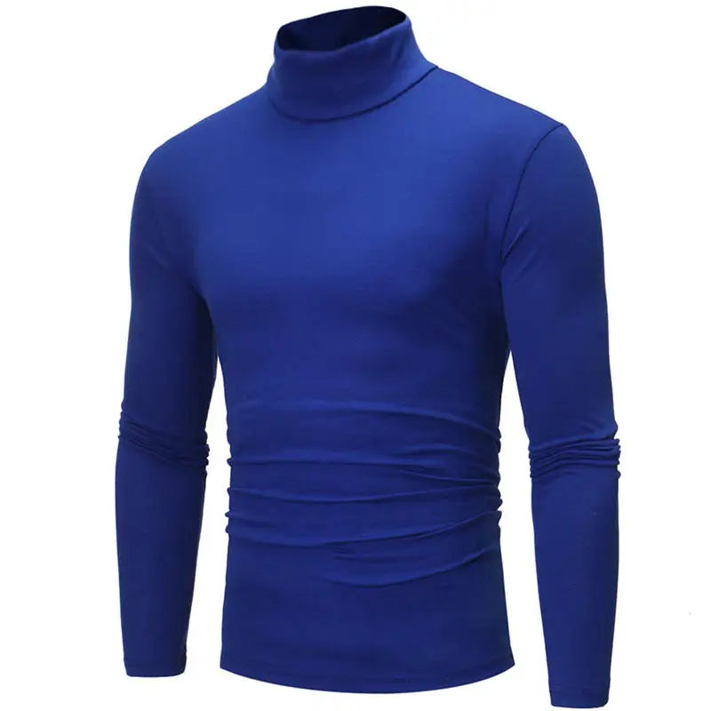 Camiseta Térmica para Hombre – Cuello Alto, Manga Larga y Ajuste Slim