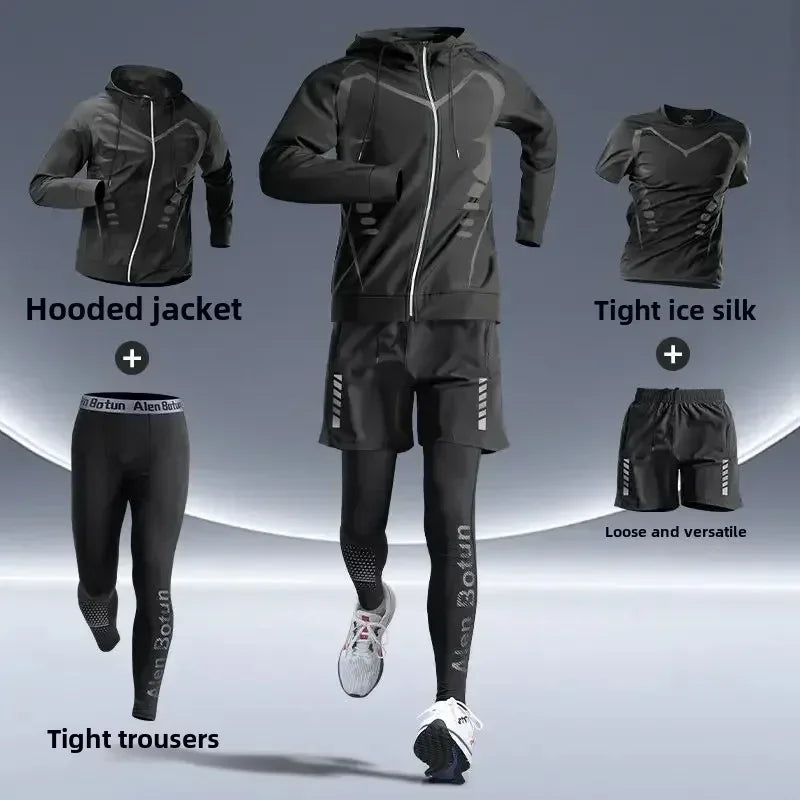 Conjunto Deportivo para Hombre – Ajuste Entallado y Secado Rápido