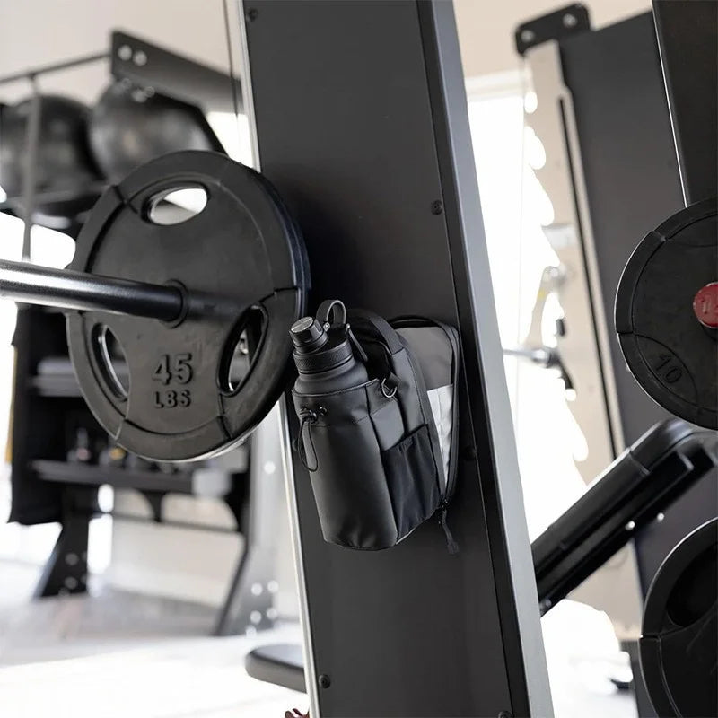 VYROX FITNESS TM Bolso Magnetico Premium para gimnasio - Porta Botella y Celular