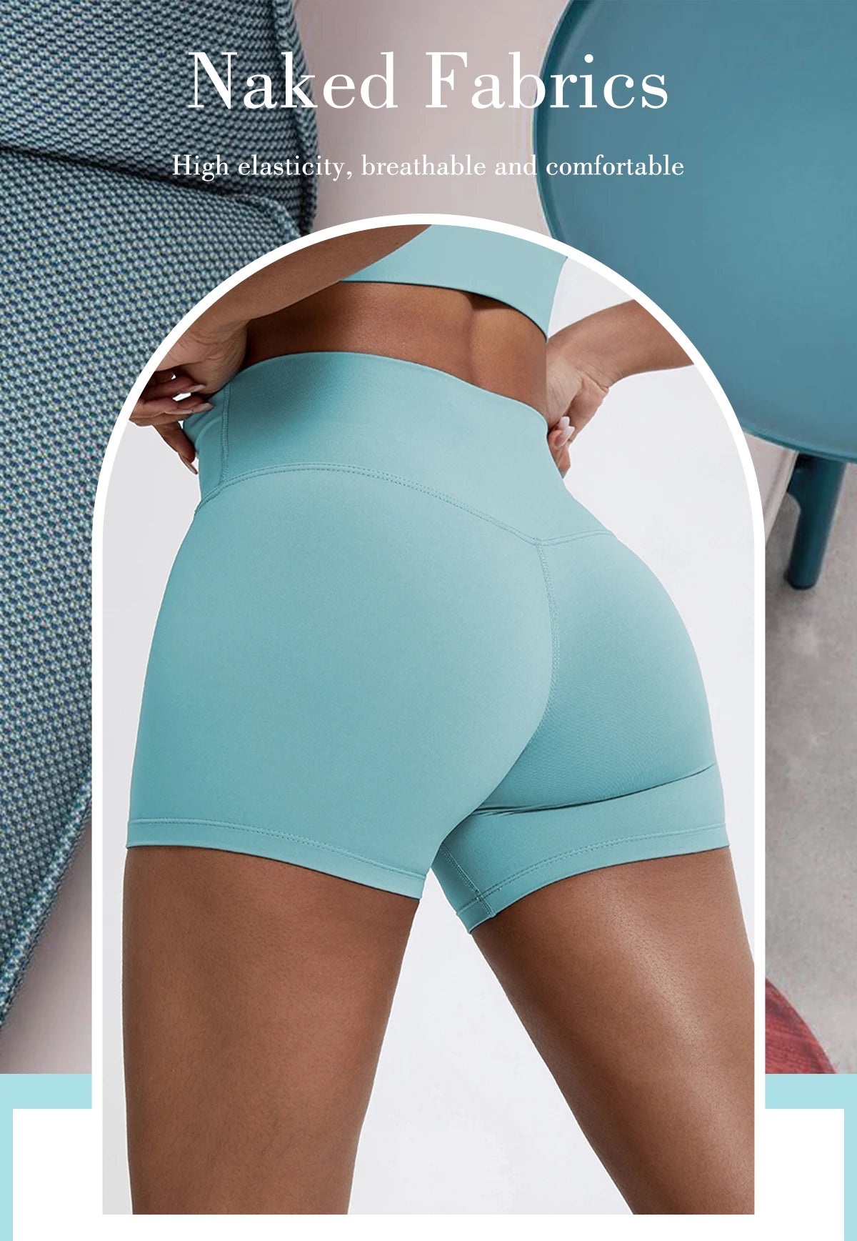 Short Deportivo de Mujer Titan Fit — Tiro Alto, Ajuste Favorecedor y Libertad de Movimiento