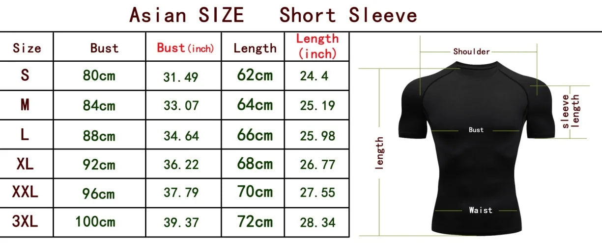 Men Compression Athletic Fitness Wear - Quick-Dry Tight Short-Sleeve Anime Double-Layer Shorts Summer Set Fitness Running Set