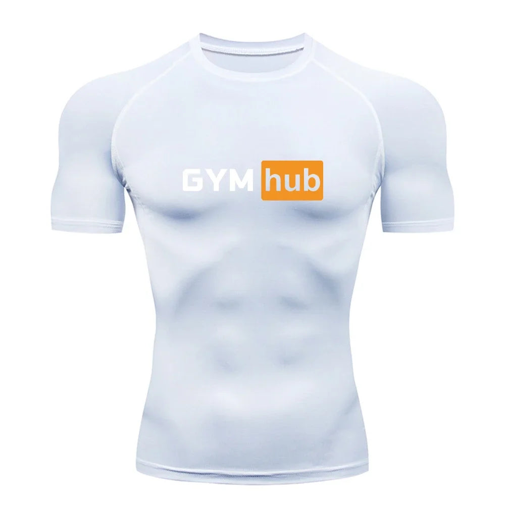 Camiseta Deportiva de Compresión para Hombre