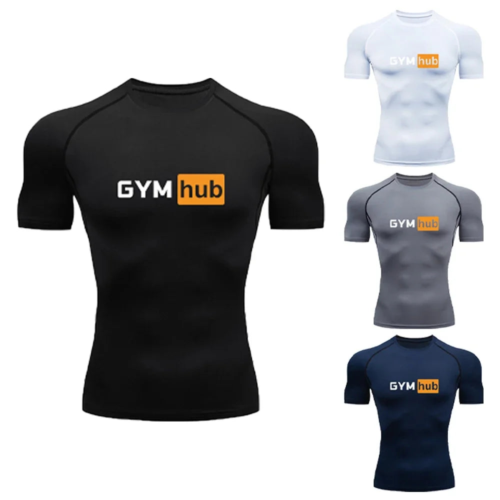 Camiseta Deportiva de Compresión para Hombre