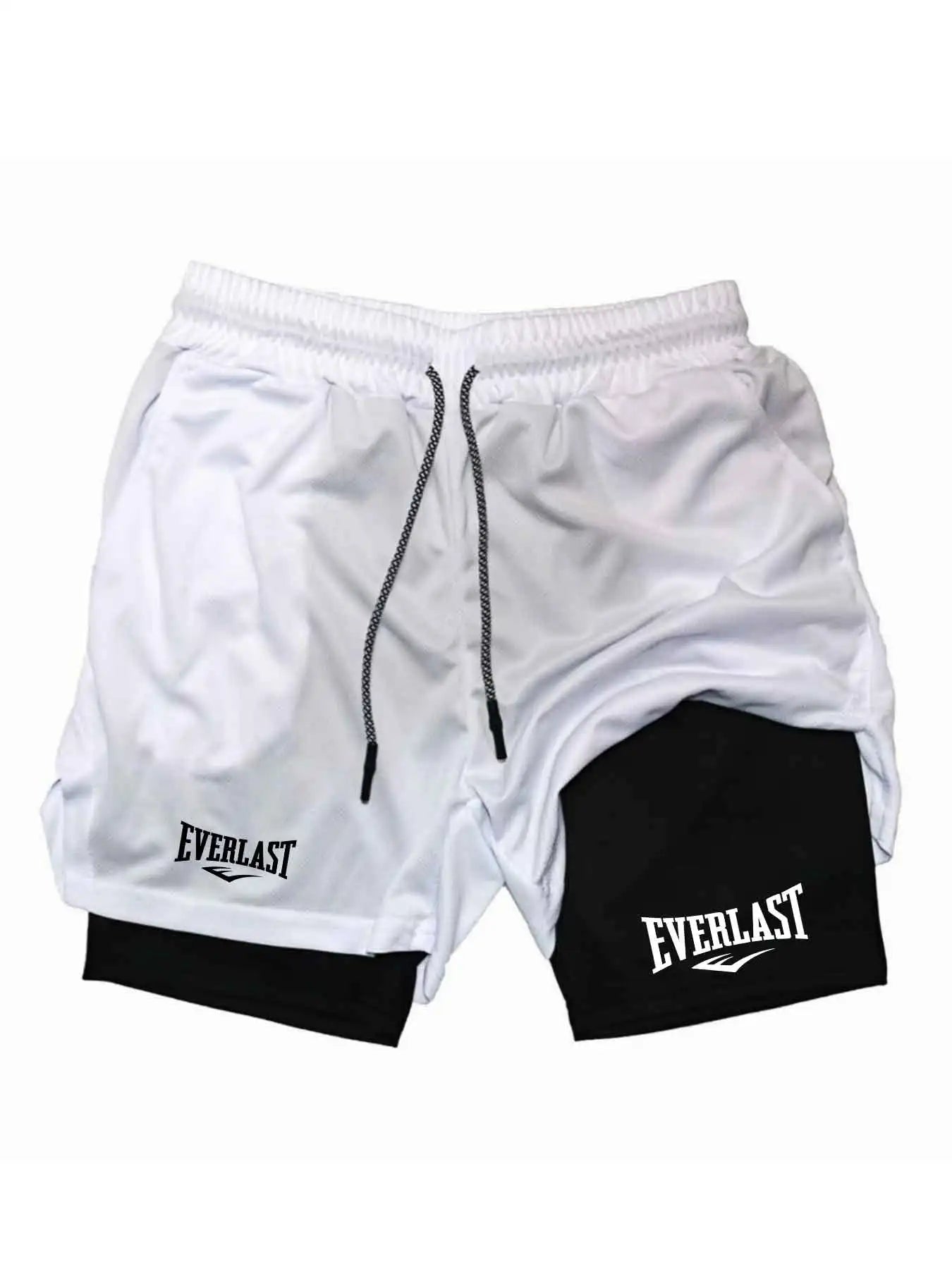Shorts Deportivos para Hombre – Doble Capa y Secado Rápido