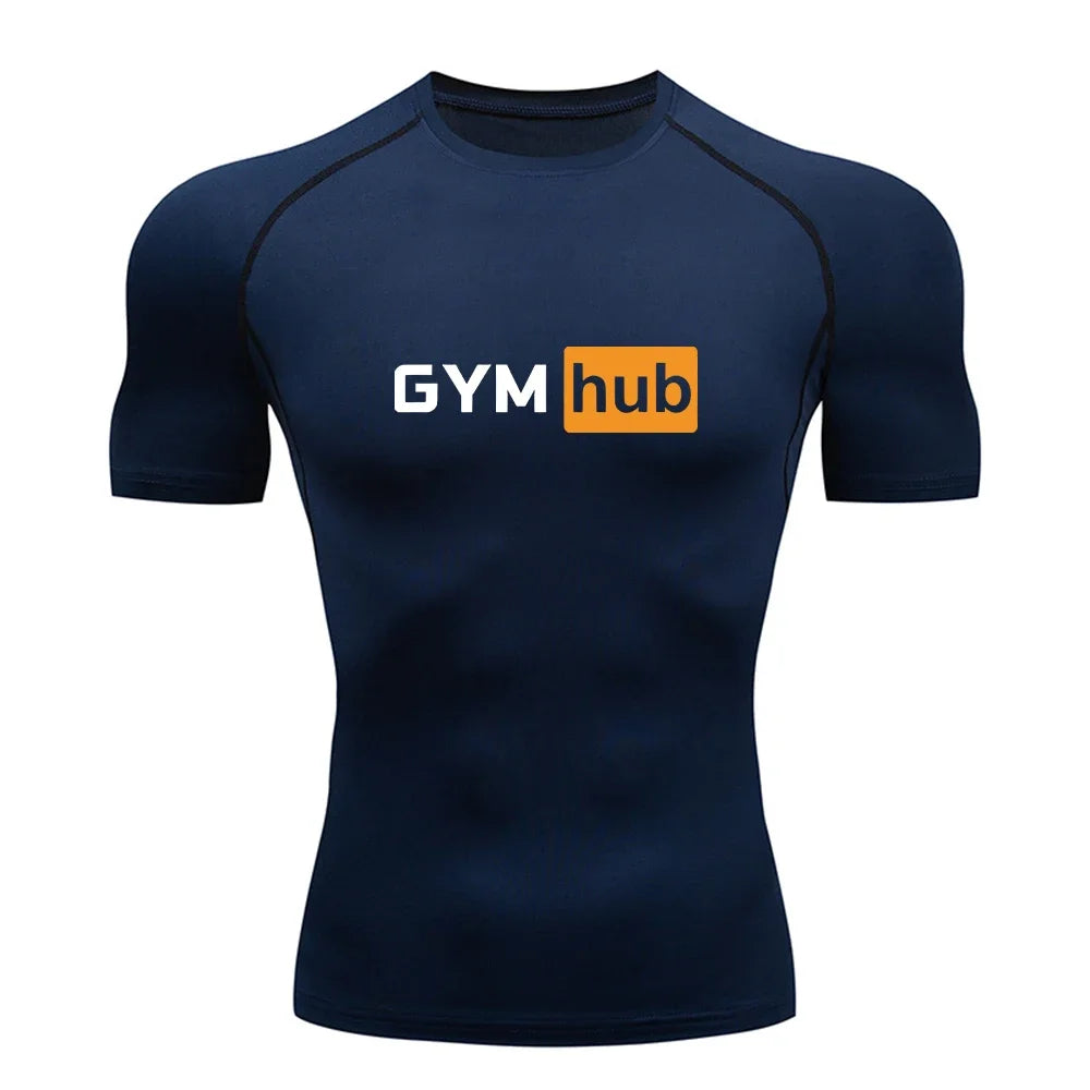 Camiseta Deportiva de Compresión para Hombre