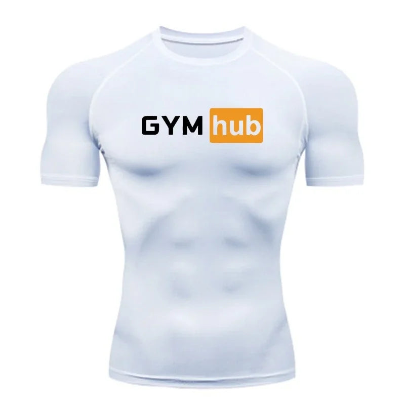 Camiseta Deportiva de Compresión para Hombre