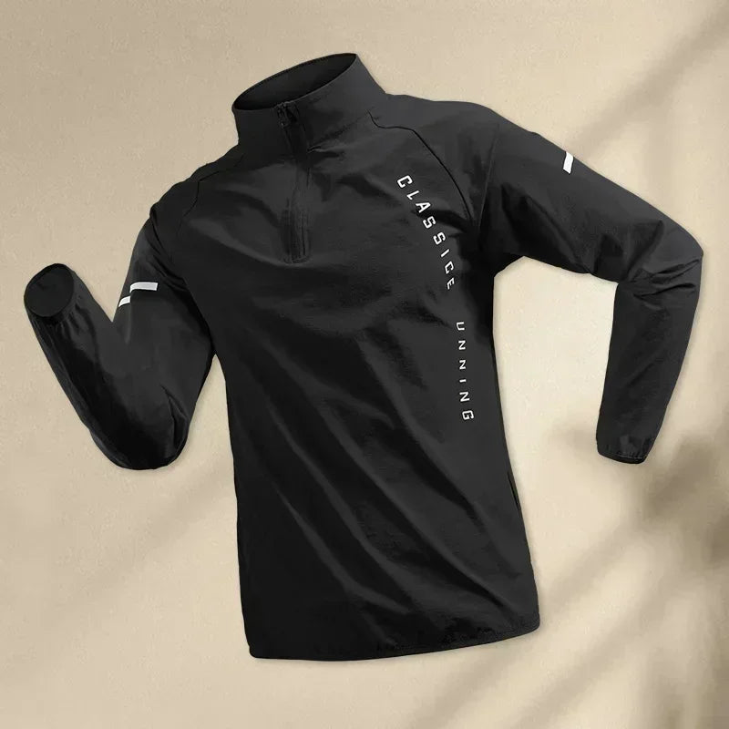 Chaqueta Deportiva para Hombre – Con Capucha y Cierre para Running y Gym