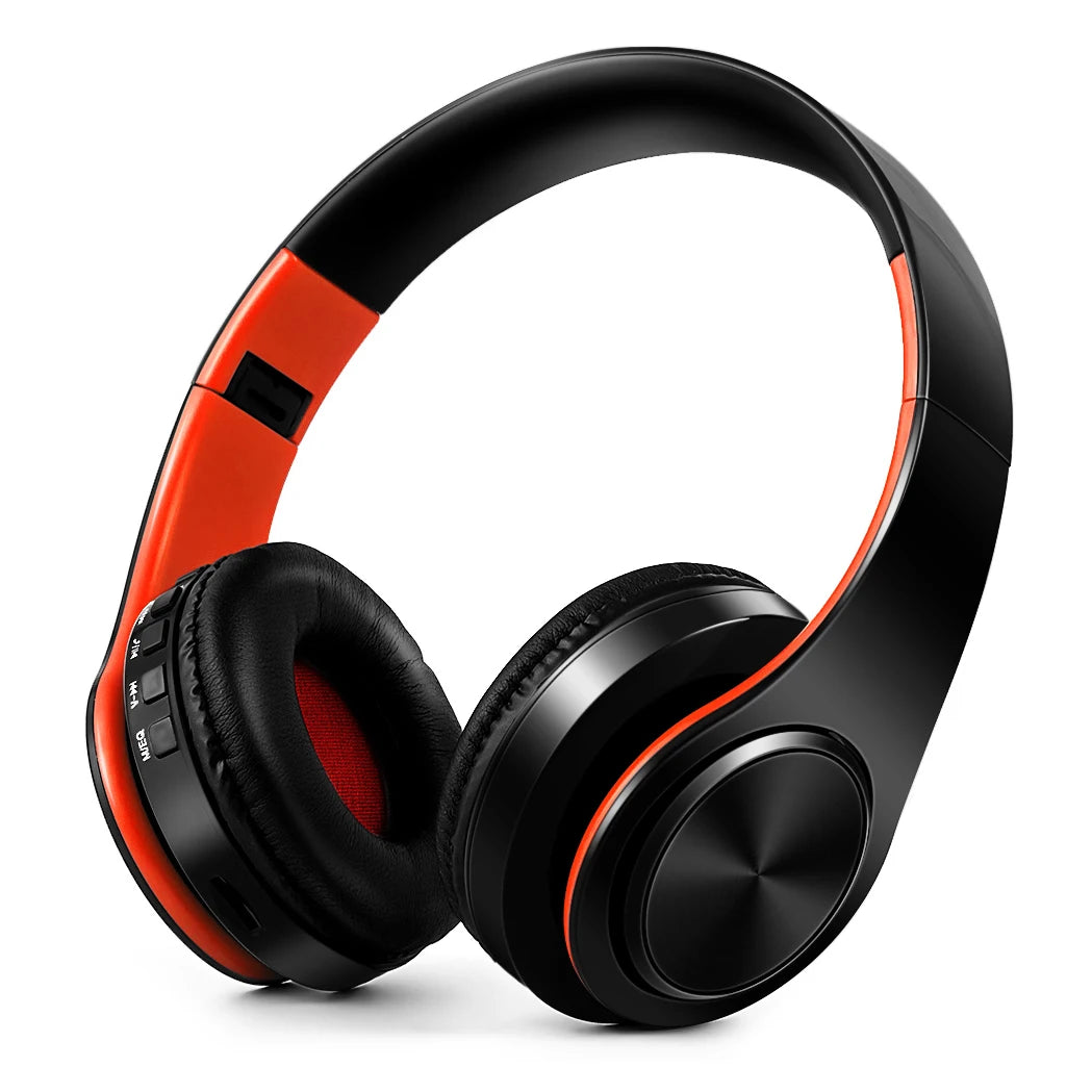 Audífonos Inalámbricos Bluetooth Dorados con Micrófono