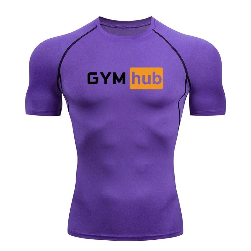 Camiseta Deportiva de Compresión para Hombre