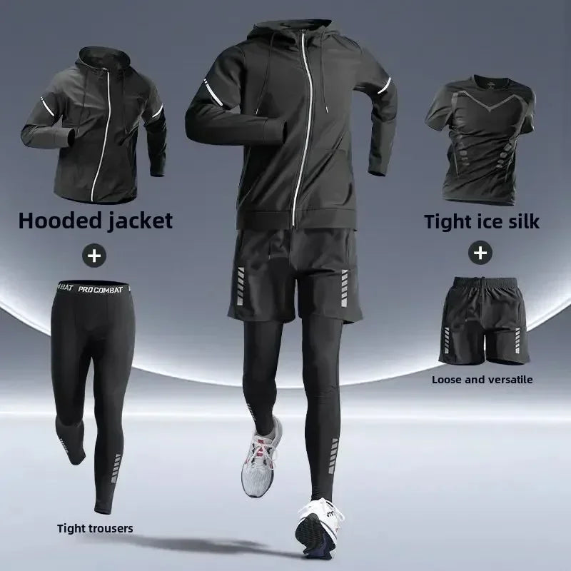 Conjunto Deportivo para Hombre – Ajuste Entallado y Secado Rápido