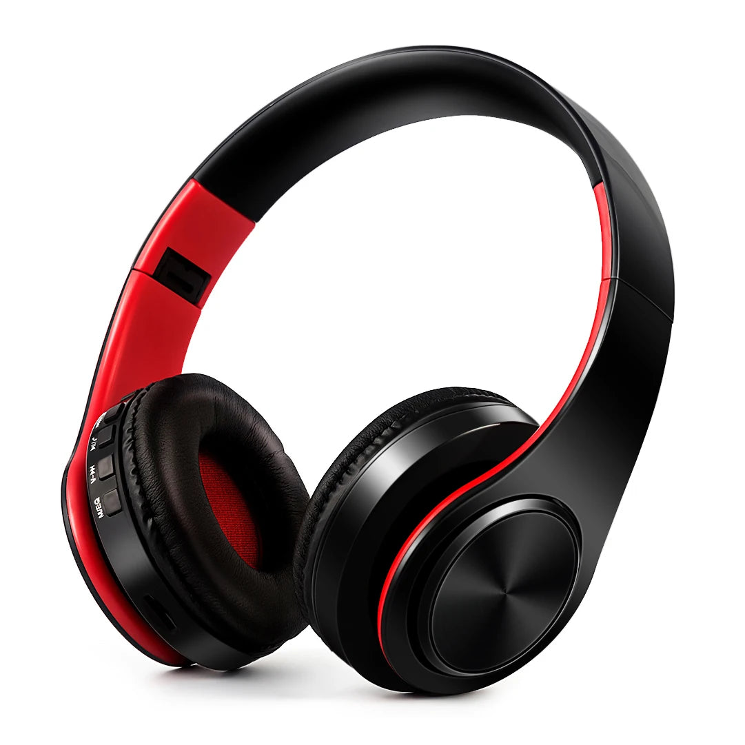 Audífonos Inalámbricos Bluetooth Dorados con Micrófono