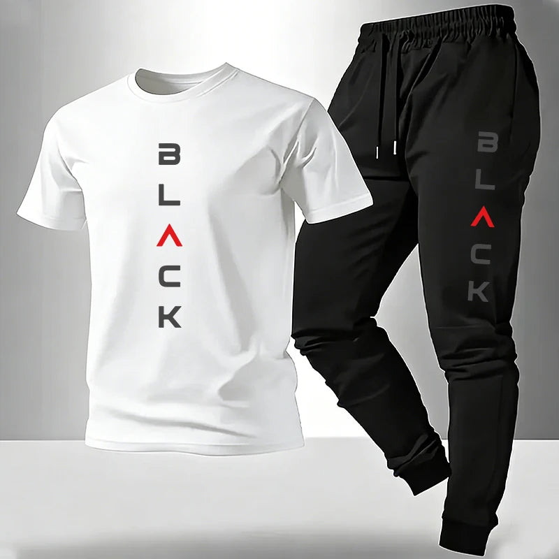 Conjunto Casual para Hombre – Camiseta y Pantalón Deportivo