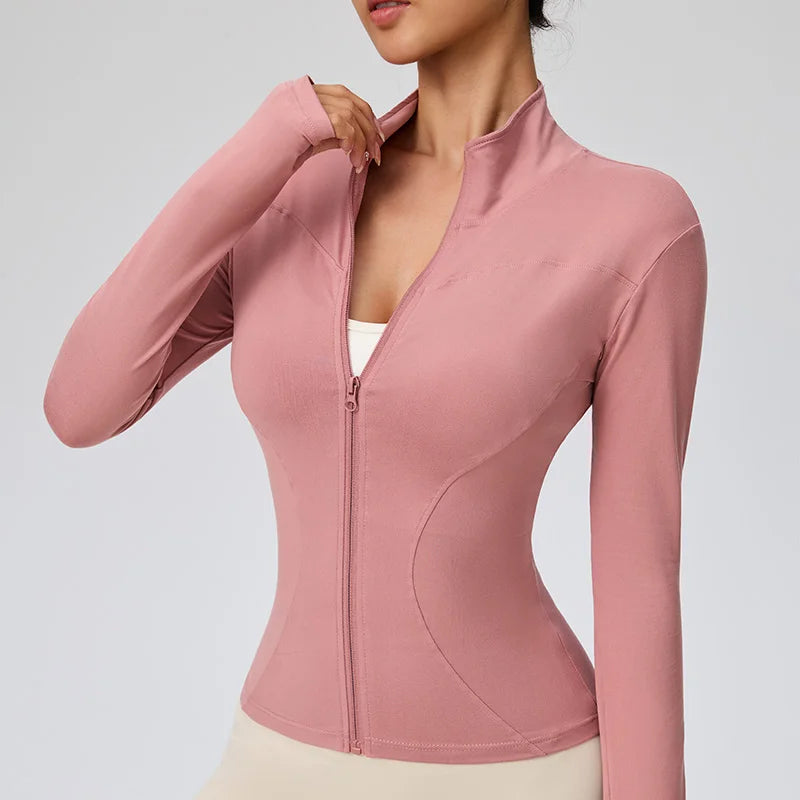 Chaqueta Deportivo para Mujer – Conjunto Fitness para Yoga y Gimnasio