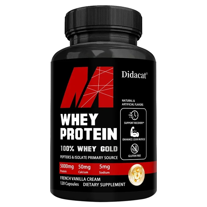 Didacat Whey Protein – 5000mg Recovery Capsules