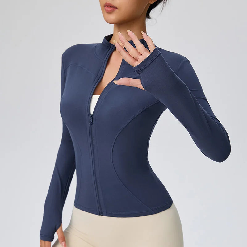 Chaqueta Deportivo para Mujer – Conjunto Fitness para Yoga y Gimnasio