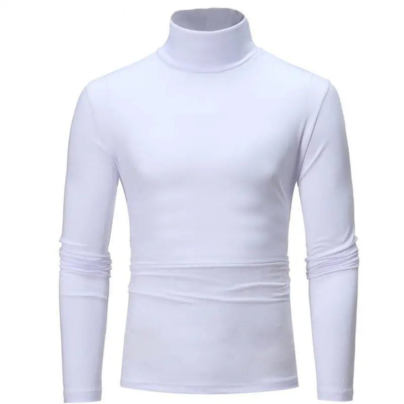Camiseta Térmica para Hombre – Cuello Alto, Manga Larga y Ajuste Slim