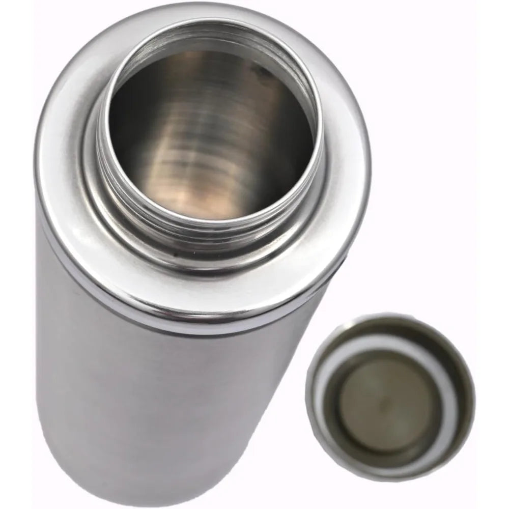Stainless Steel Metal Water Bottle 33ozSports Water Bottle Single Wall Cold Water Bottle Reusable Leakproof Stainless Steel