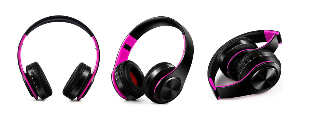 Audífonos Inalámbricos Bluetooth Dorados con Micrófono