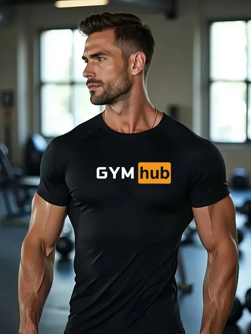Camiseta Deportiva de Compresión para Hombre