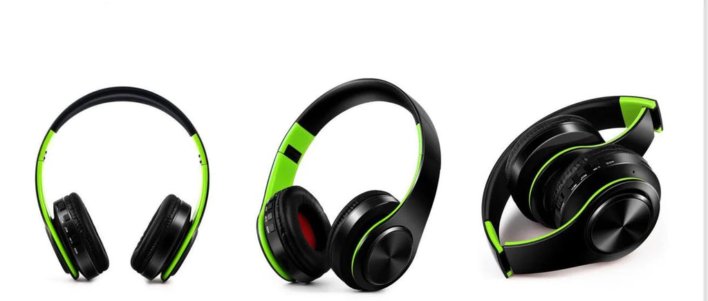 Audífonos Inalámbricos Bluetooth Dorados con Micrófono
