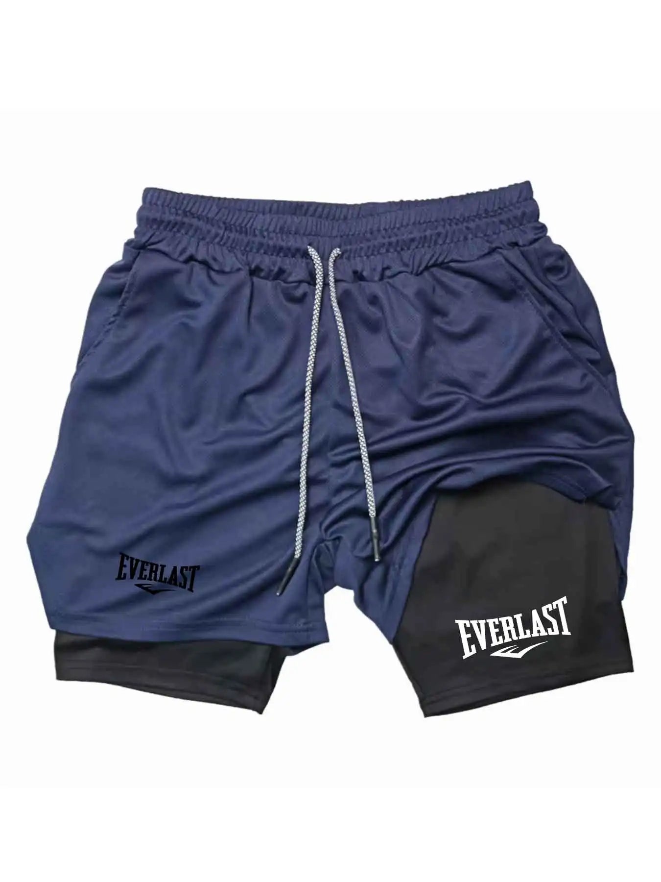Shorts Deportivos para Hombre – Doble Capa y Secado Rápido