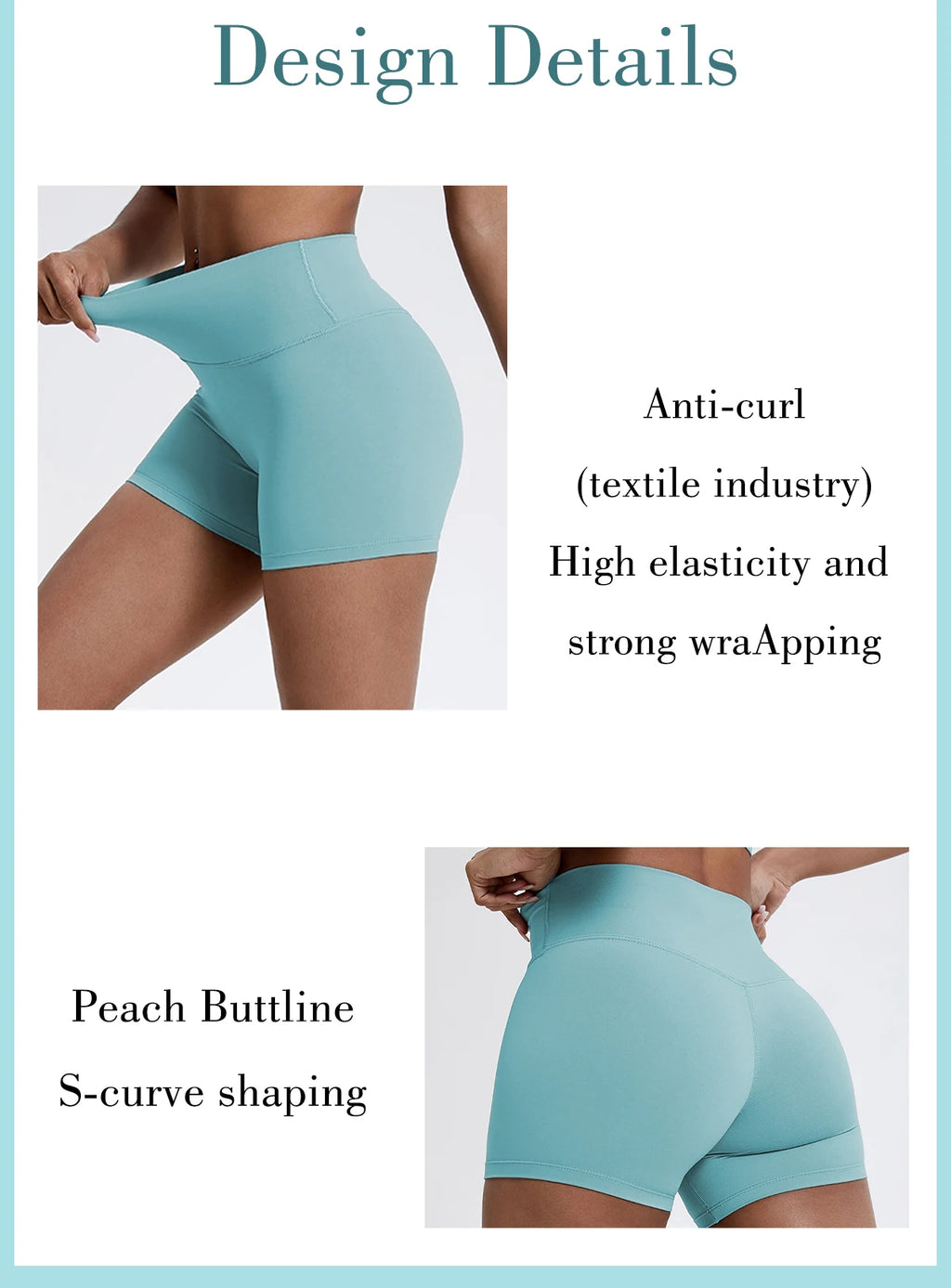 Short Deportivo de Mujer Titan Fit — Tiro Alto, Ajuste Favorecedor y Libertad de Movimiento