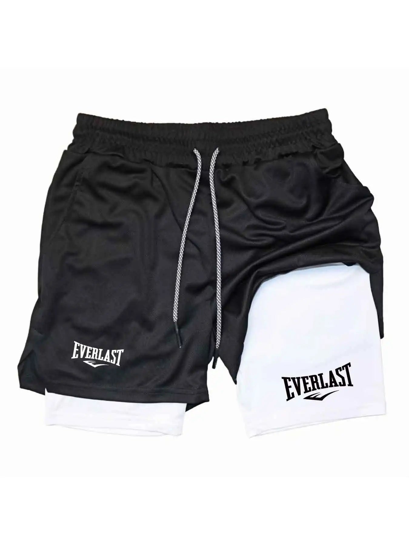 Shorts Deportivos para Hombre – Doble Capa y Secado Rápido