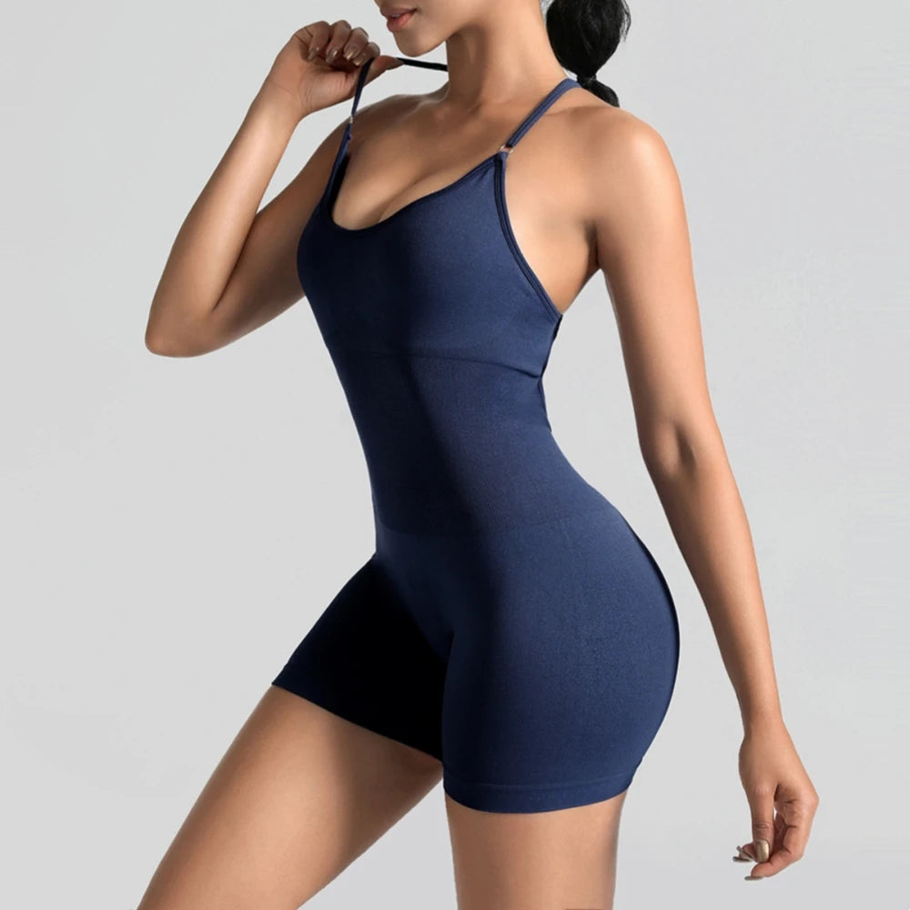 Enterizo Deportivo para Mujer – Conjunto Fitness para Yoga y Gimnasio
